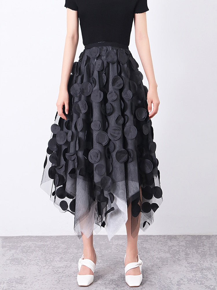 A Diamond Mind Midi Skirt