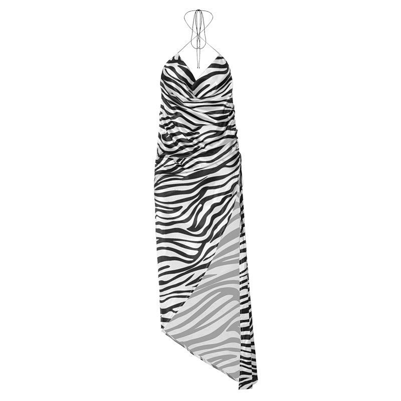 Undercover Open Back Satin Maxi Dress 4