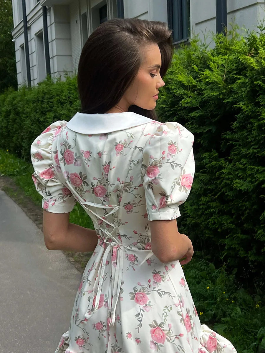 AYLIN FLORAL MINI DRESS