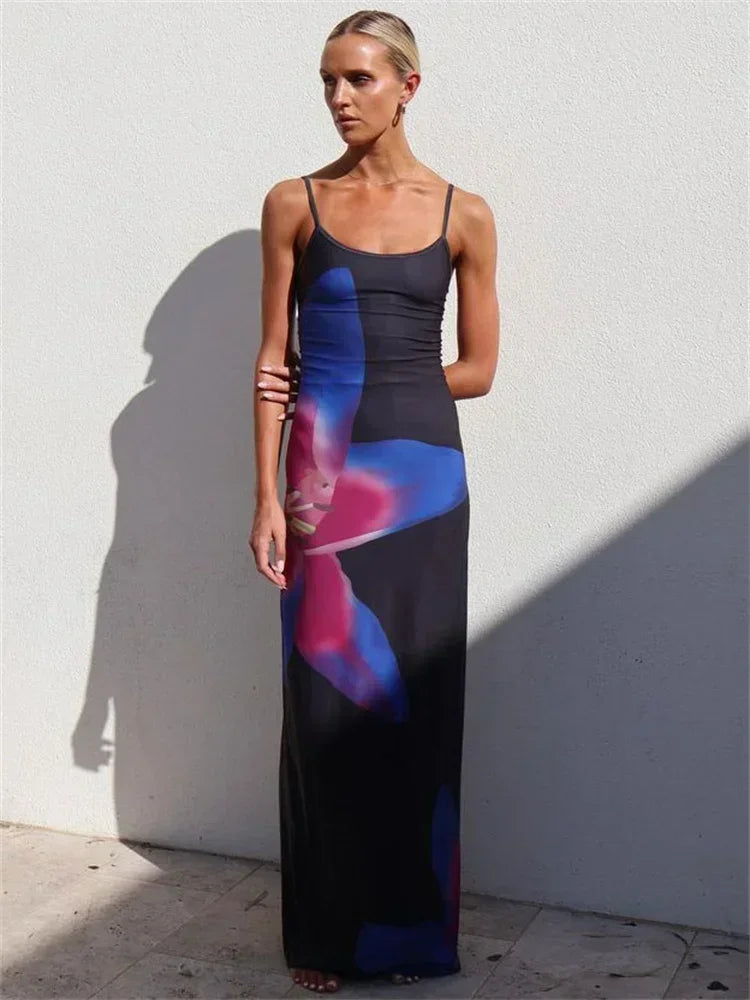 MALVINA MAXI DRESS Blue