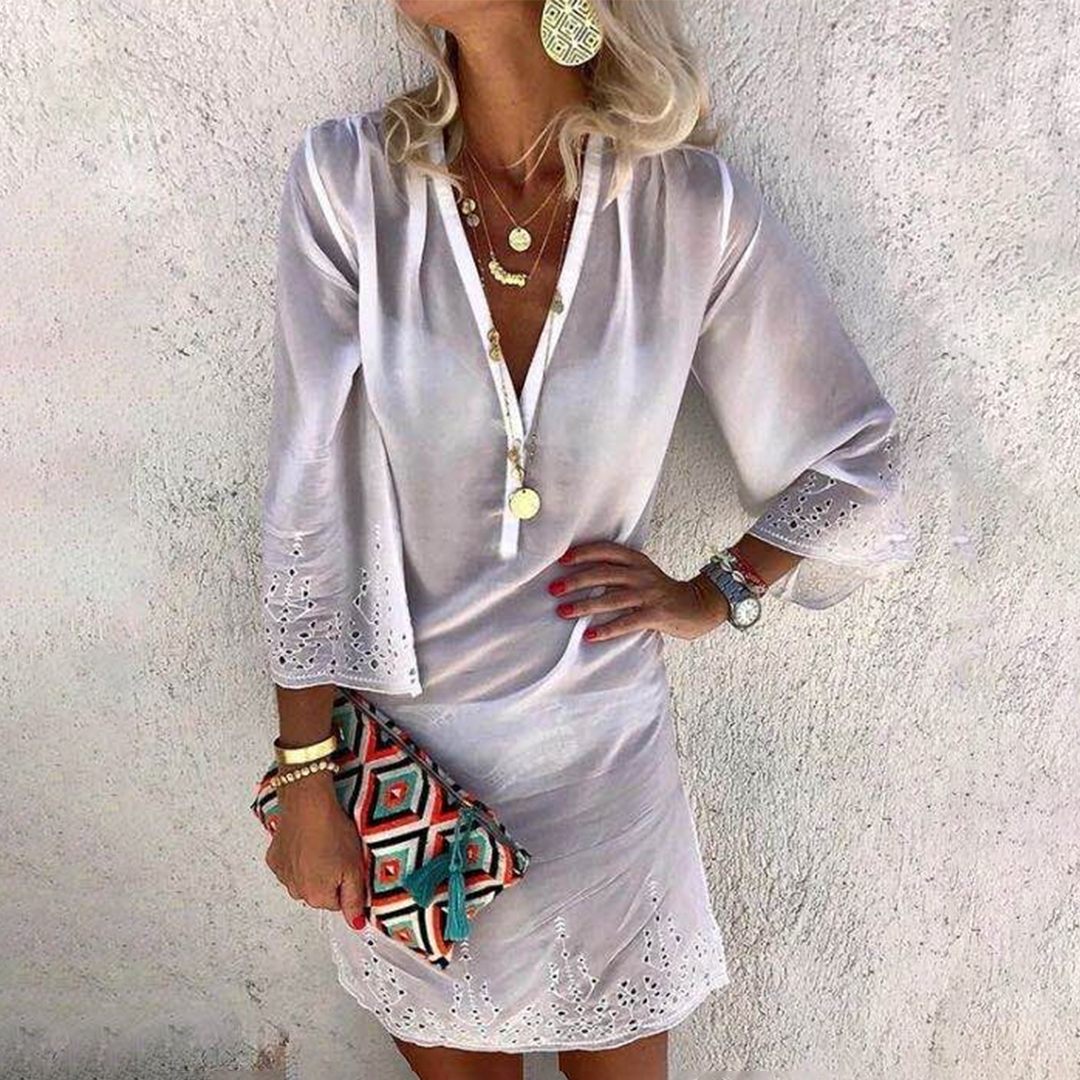 Nitzia Stylish Mini Dress for Women Timeless Daily Style