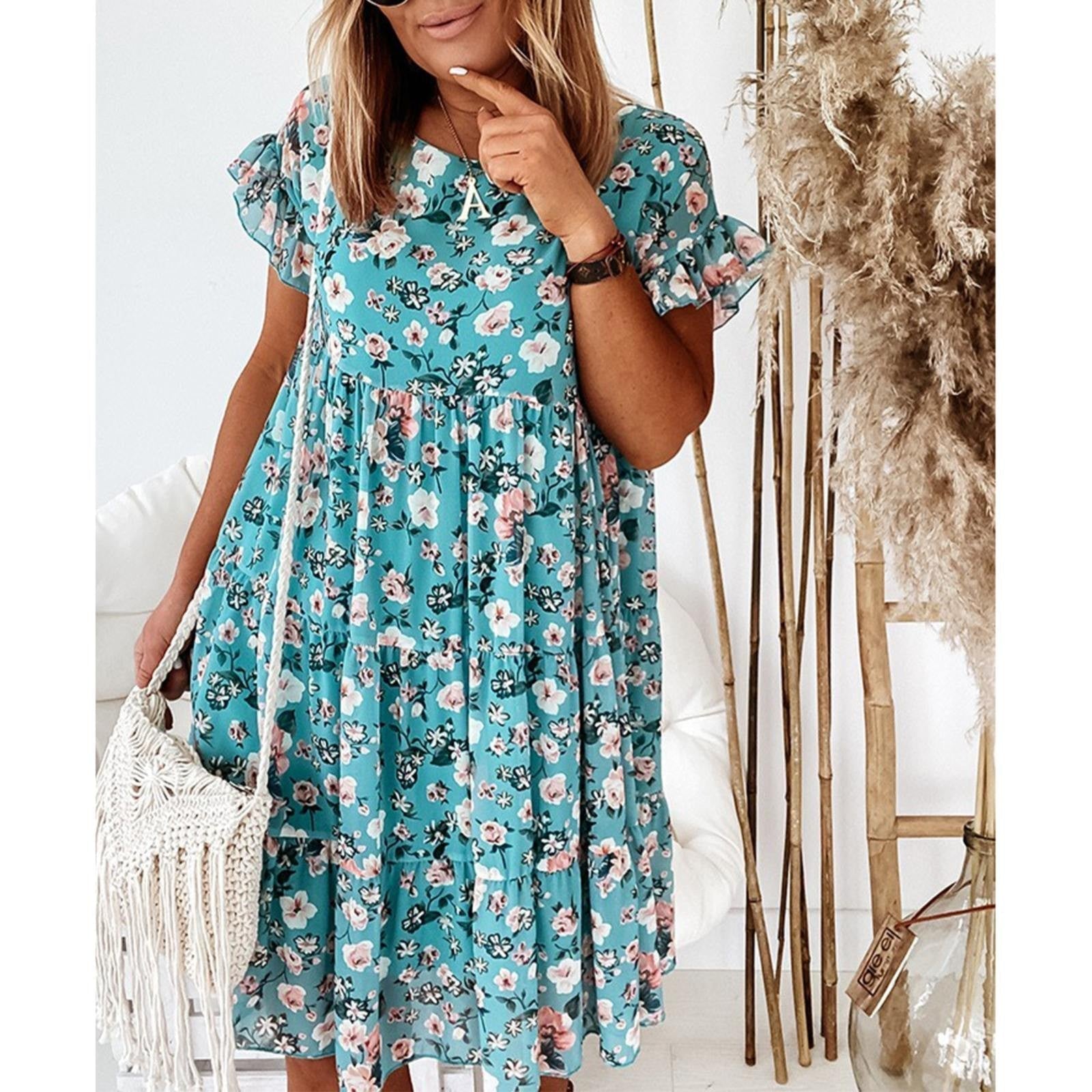 Martine Relaxed and Stylish Summer Dress for Women Vacation Beach Look
