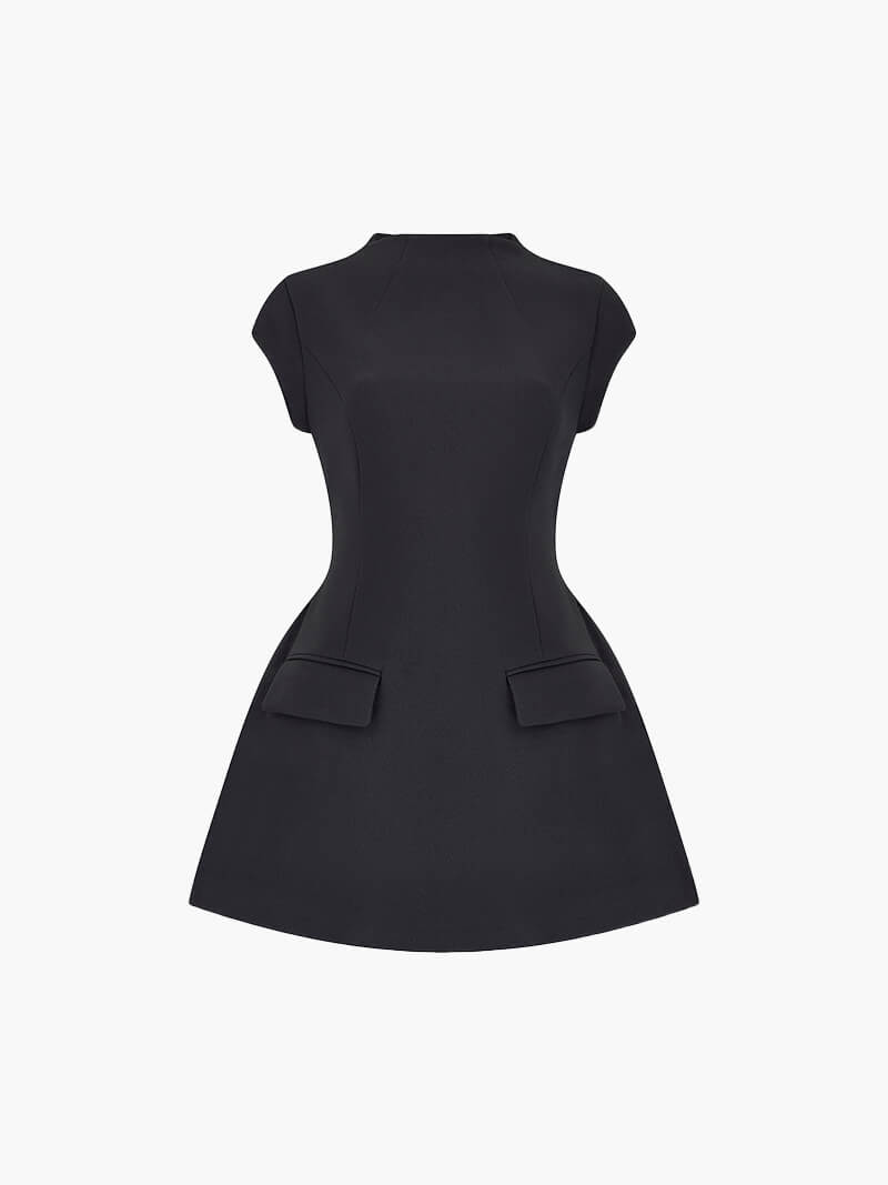 Ella mini dress black