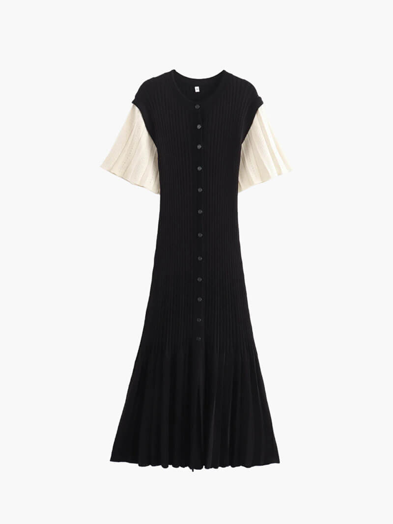 Gina midi dress Black