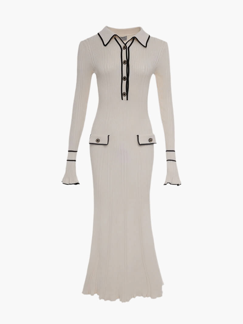 Leonor midi dress White
