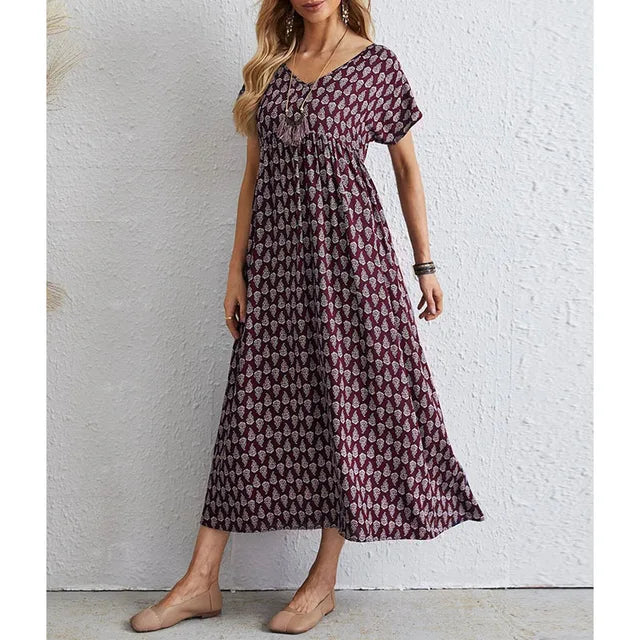 Satin Cowl Neck Backless Slip Maxi Dress