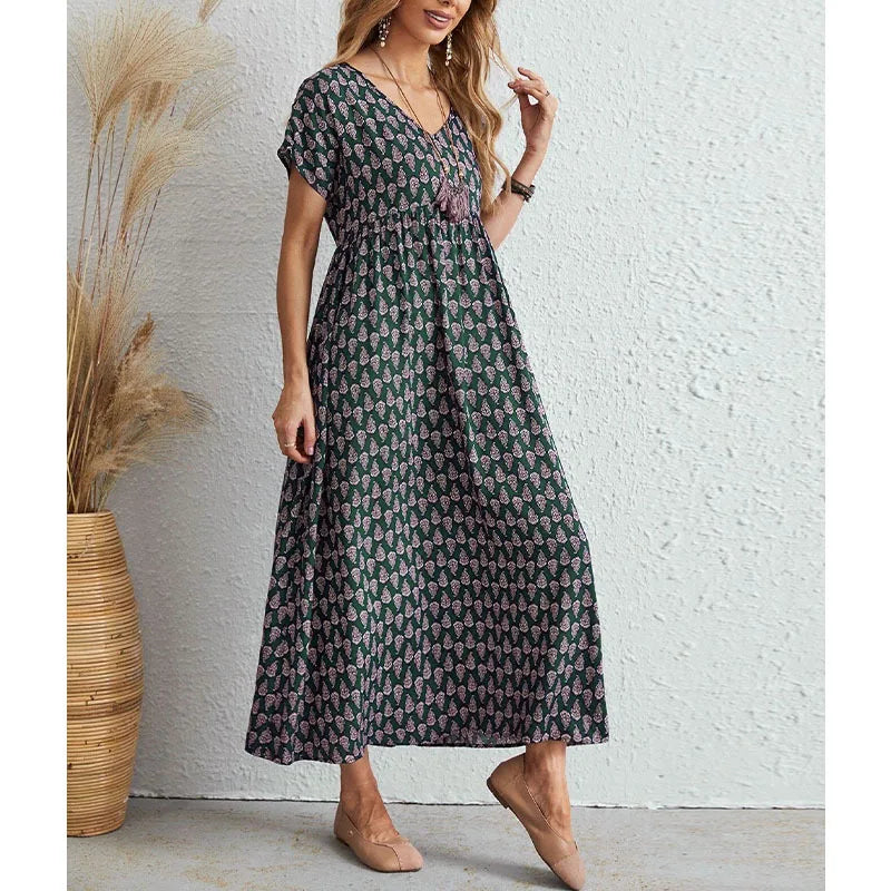 Satin Cowl Neck Backless Slip Maxi Dress