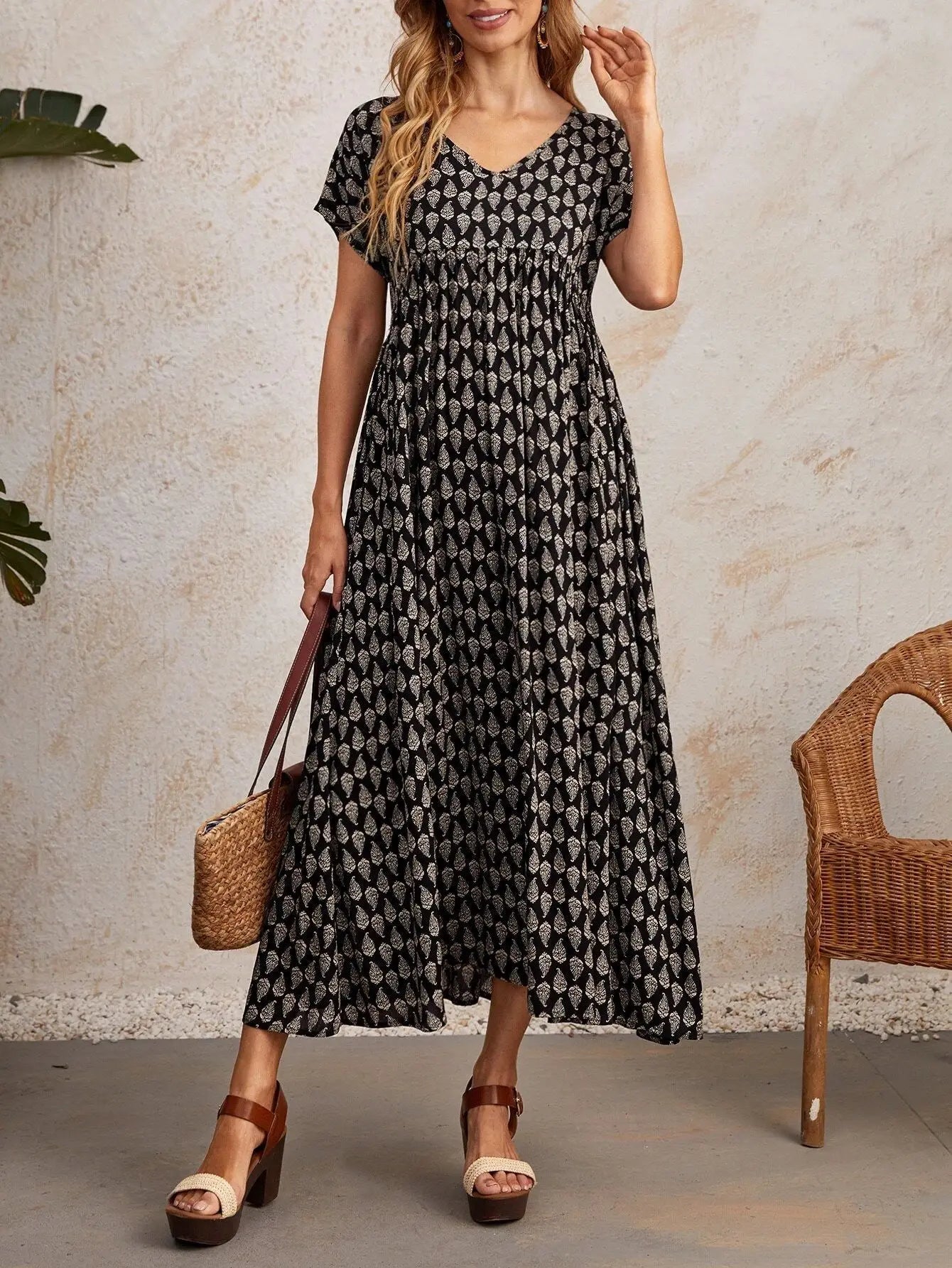 Satin Cowl Neck Backless Slip Maxi Dress