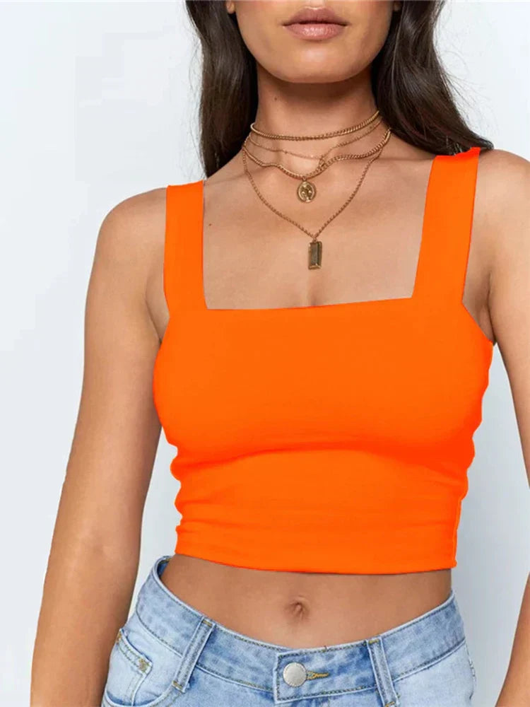 Backless Off-the-Shoulder Crop Top