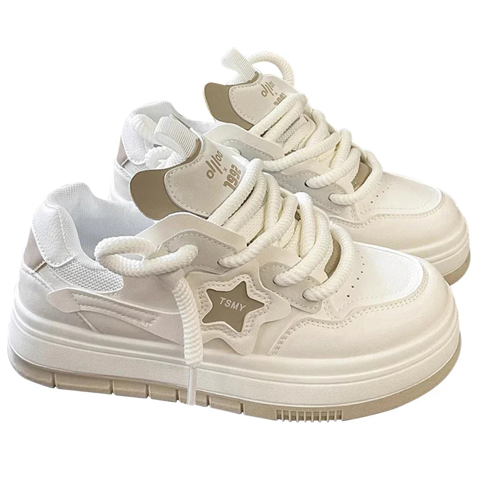 Star Walking Y2K Platform Thick Sole Casual Sport NonSlip Aesthetic Skateboard