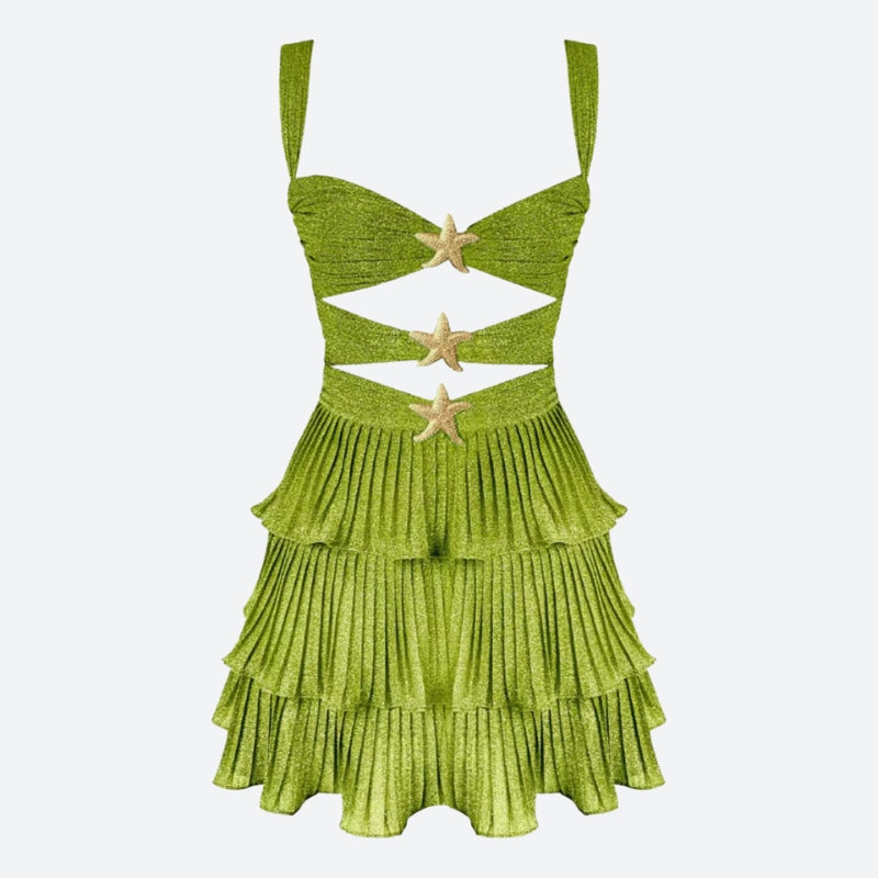 Starfish Glitter Mini Dress - View 7