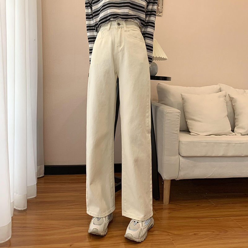 High-Waist Wide-Leg Denim Jeans