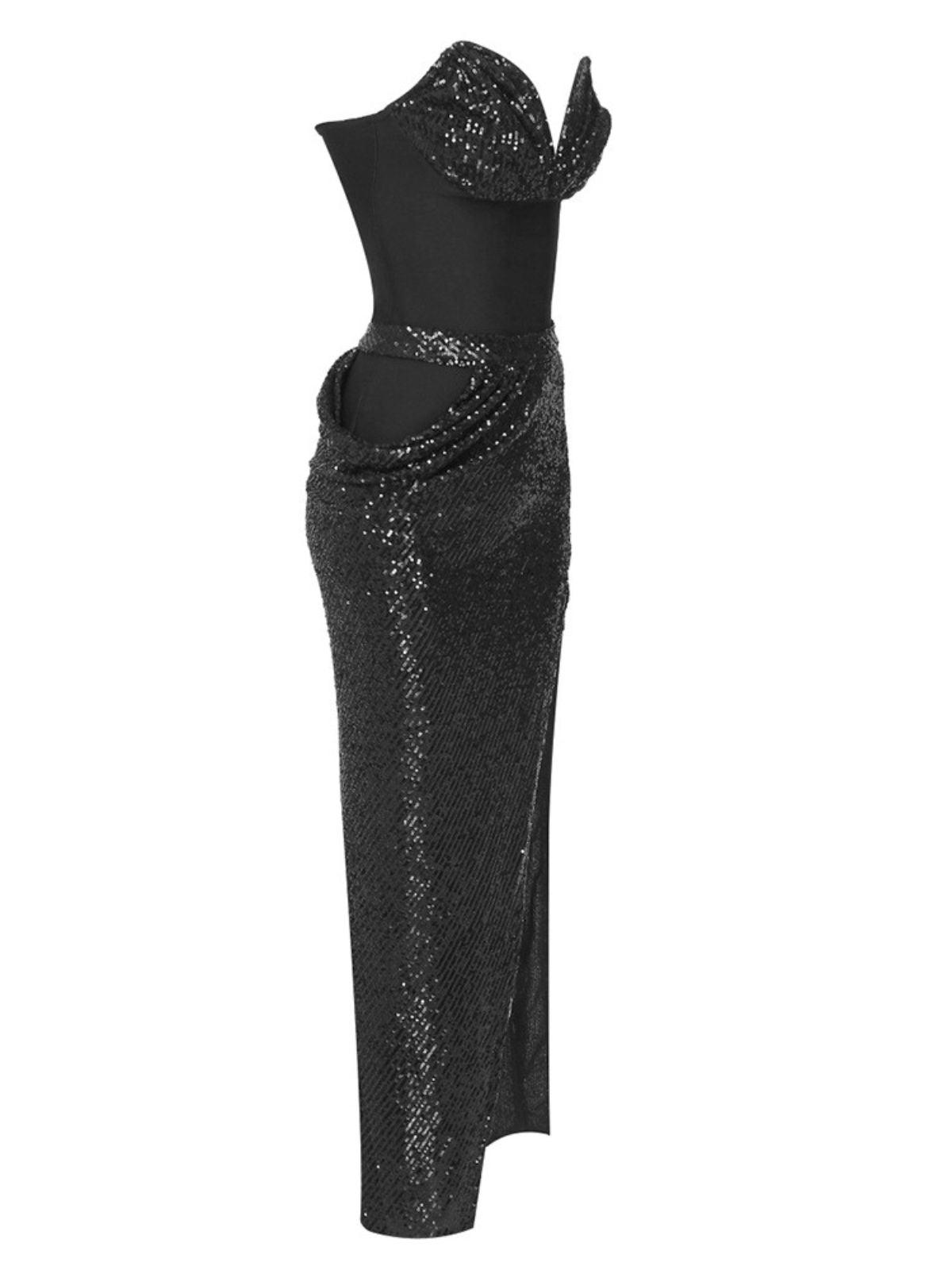 Sukie Strapless Sequin Maxi Dress 7