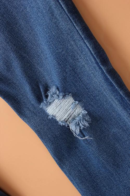 Broken Hole Bell Jeans