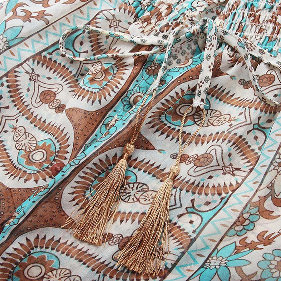 Gypsy Hippie Women's Summer Boho Dress