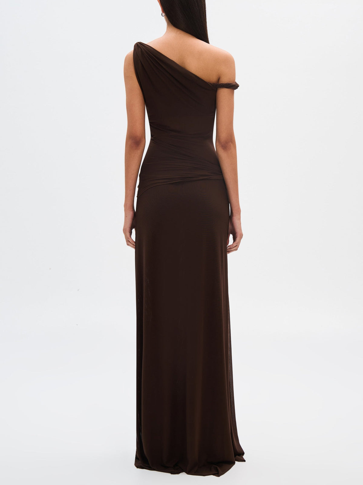 Espresso Sisal Mesh Maxi Dress - View 2