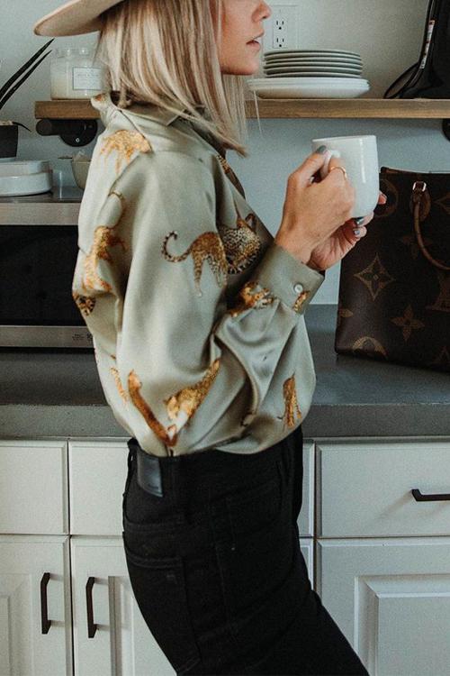Animal Print Shirt