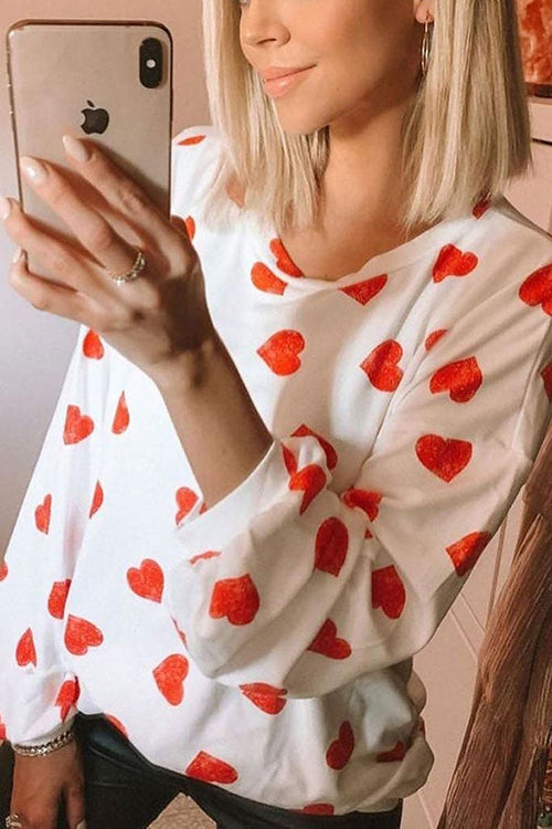 First Love Heart Long Sleeve T Shirt