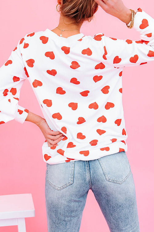 First Love Heart Long Sleeve T Shirt