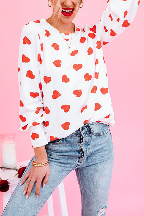First Love Heart Long Sleeve T Shirt
