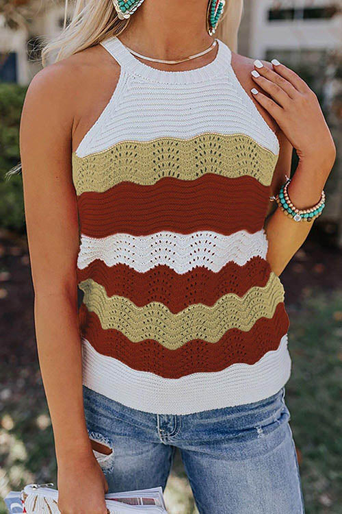 Colorblock Tank Top