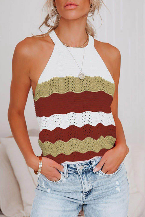 Colorblock Tank Top