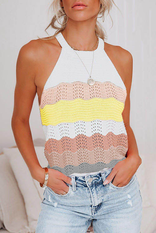 Colorblock Tank Top