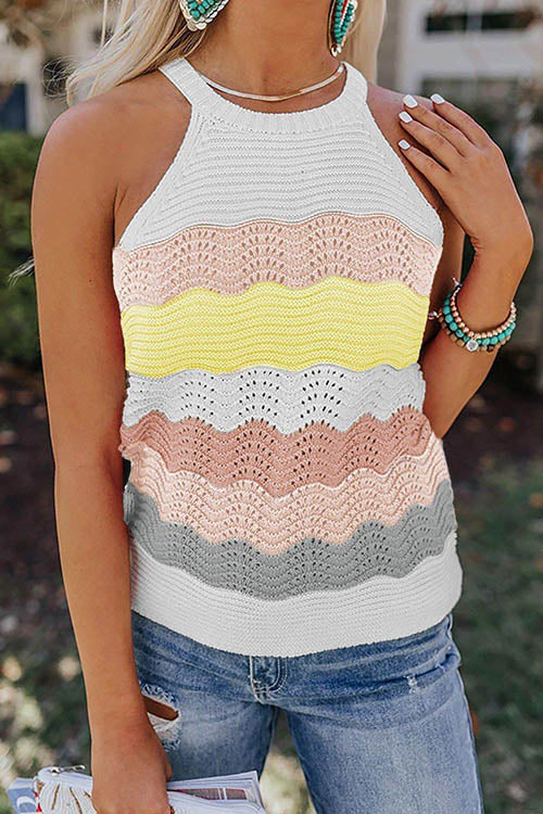 Colorblock Tank Top