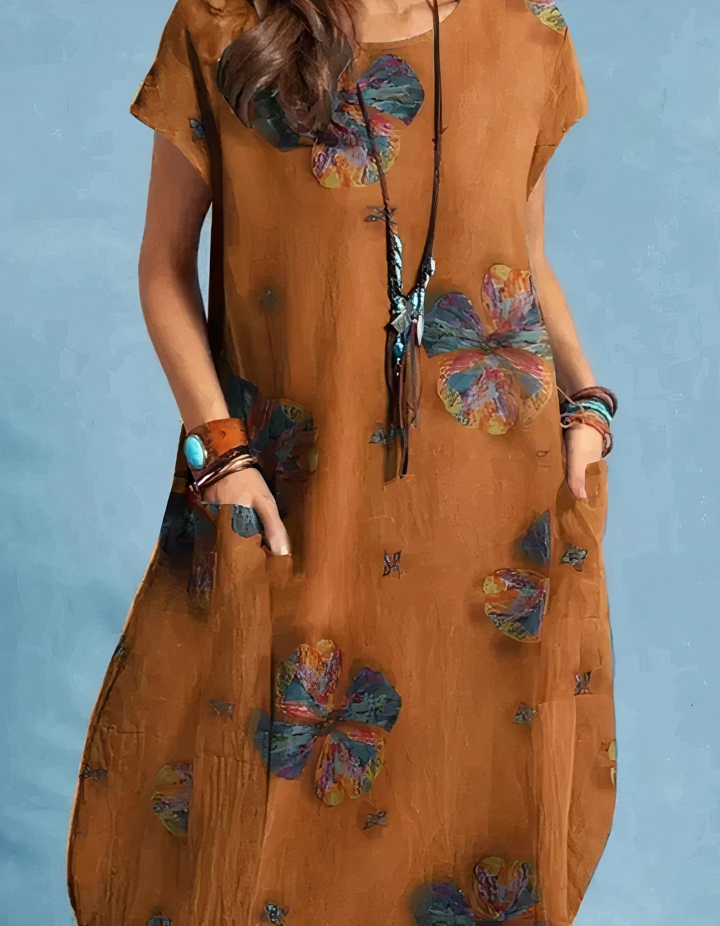 Elevated Iraia Women's Midi Dress Premium Wardrobe Essential