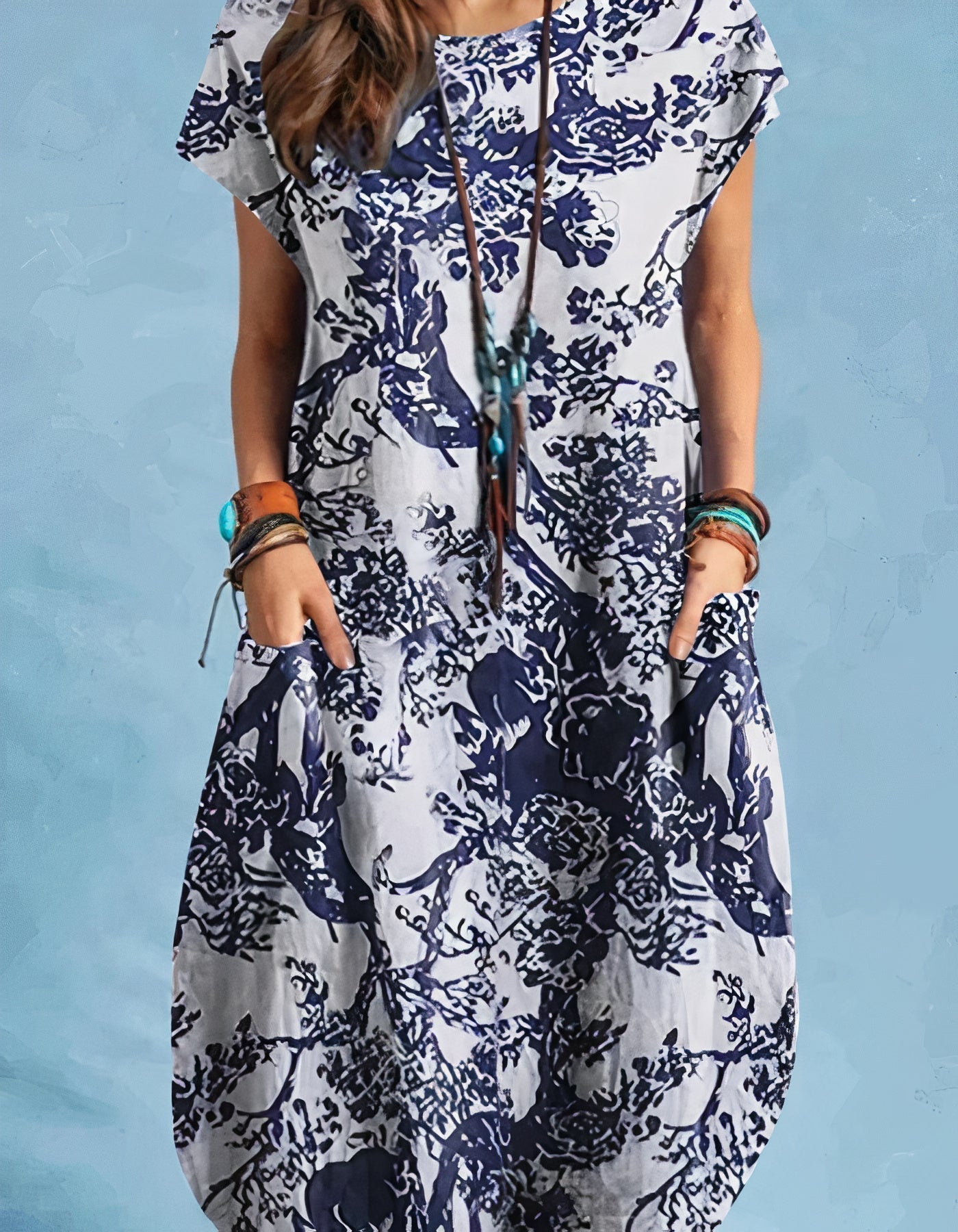 Elevated Iraia Women's Midi Dress Premium Wardrobe Essential