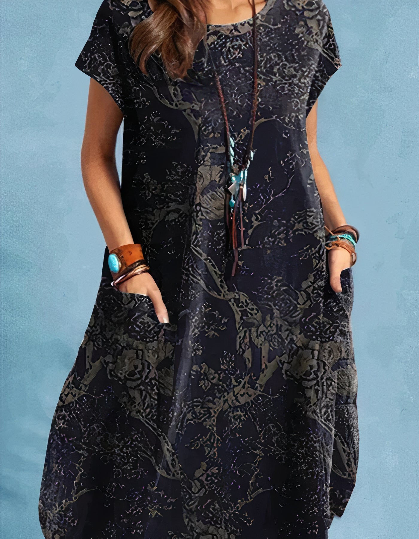 Elevated Iraia Women's Midi Dress Premium Wardrobe Essential