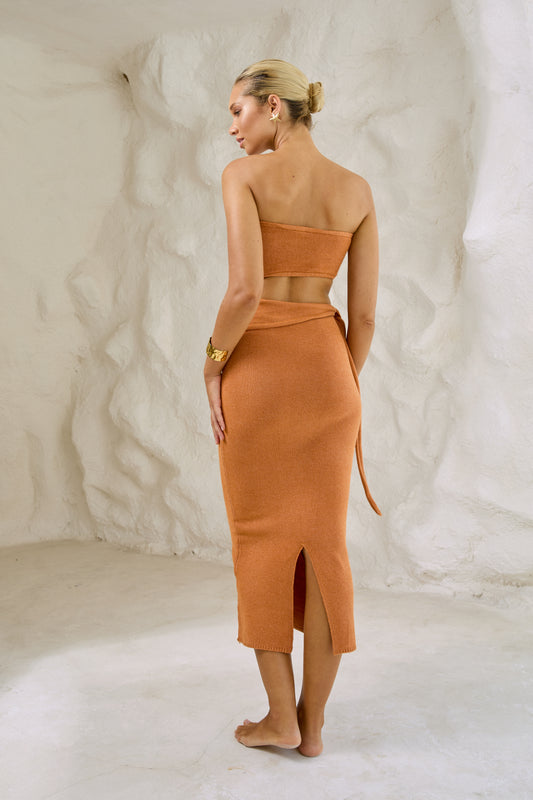 Sands Santorini - Knit Tube Top Midi Dress
