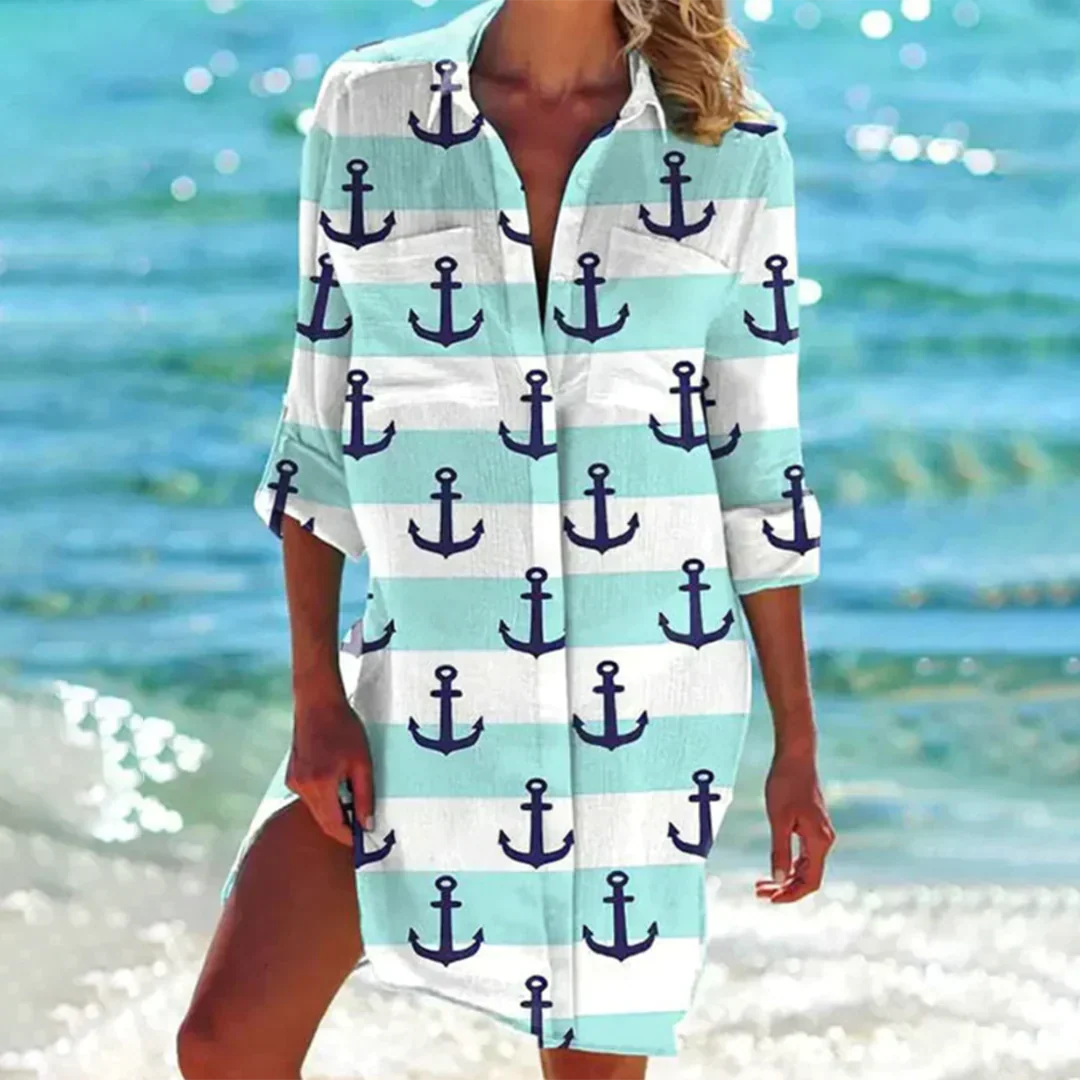 Isabel Premium Summery Shirt Dress Designer Edit