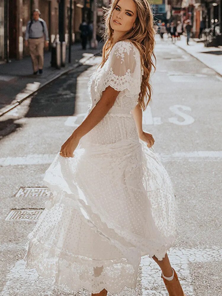 Meta Minimalist White Dress Designer Edit