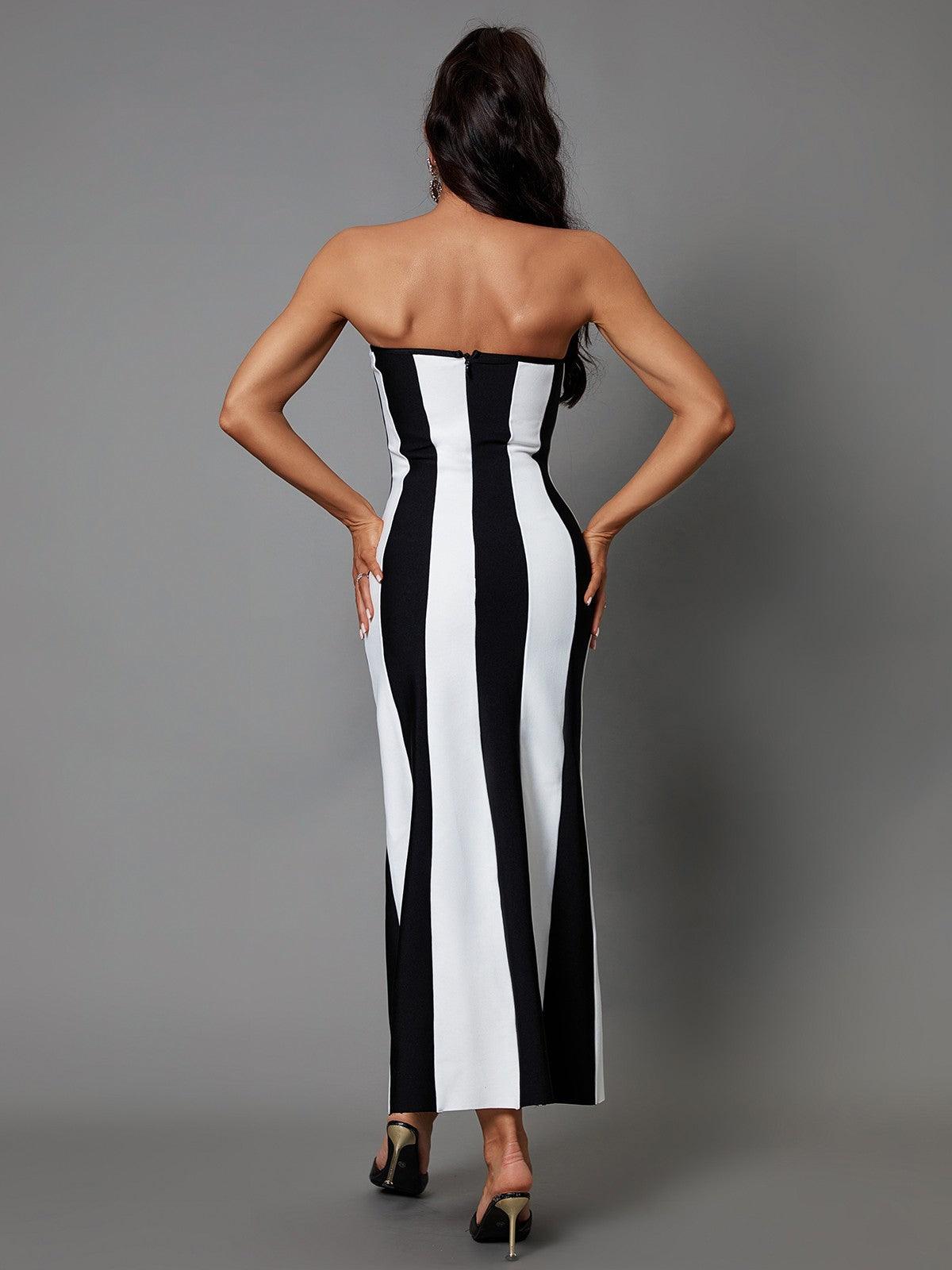 Vashti Strapless Bandage Maxi Dress 5
