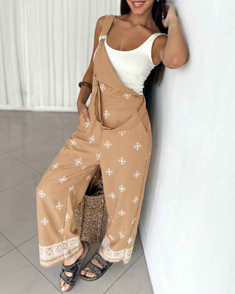 Stylish Vintage Tribal Jumpsuit for Women | Comfortable & Versatile