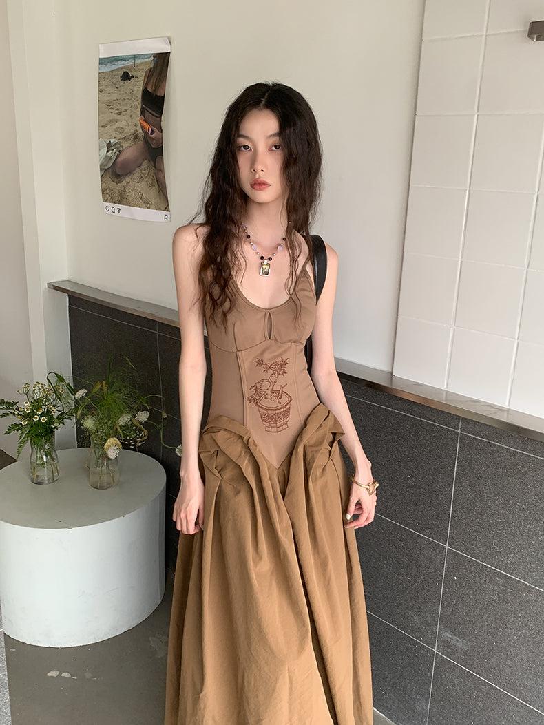 Classic Corset Maxi Dress