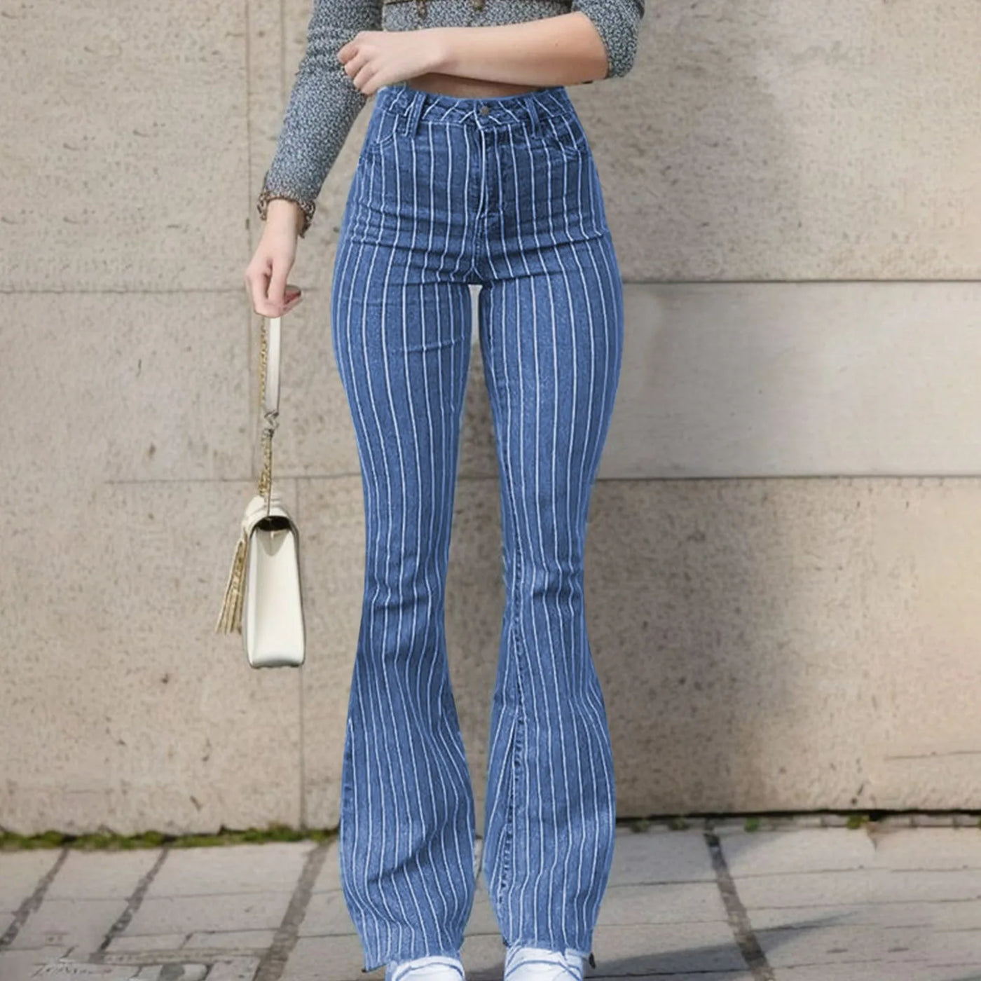 High-Waist Denim Jeans