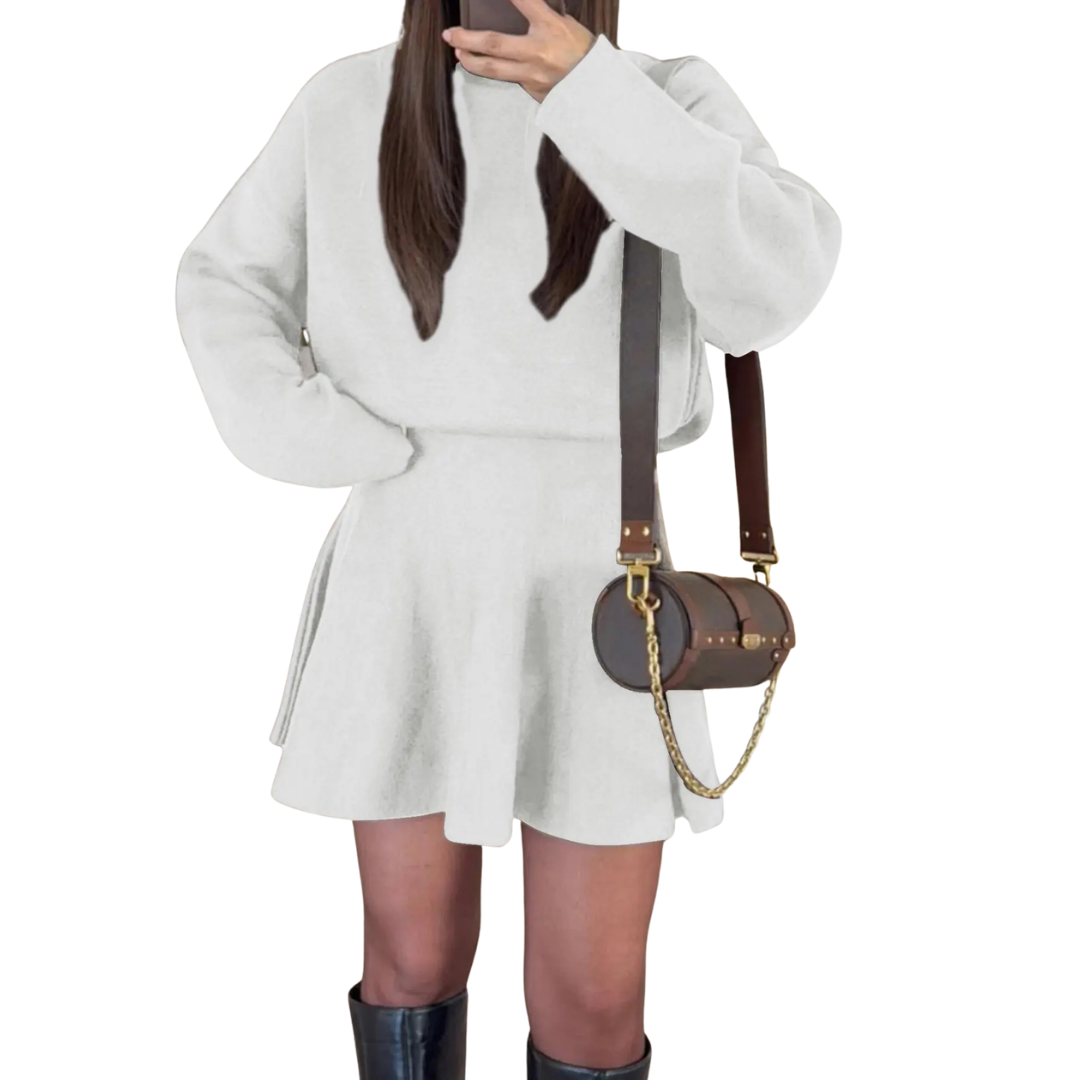 PATRICE™ – Cozy Long Sleeve Dress