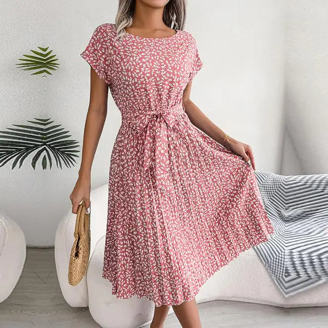 Floral Print Chiffon Strap Tiered Maxi Dress - View 6