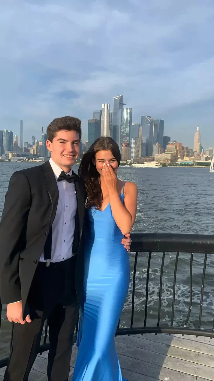 Sexy Blue Mermaid Prom Dresses,Open Back Long Evening Dress cc1308