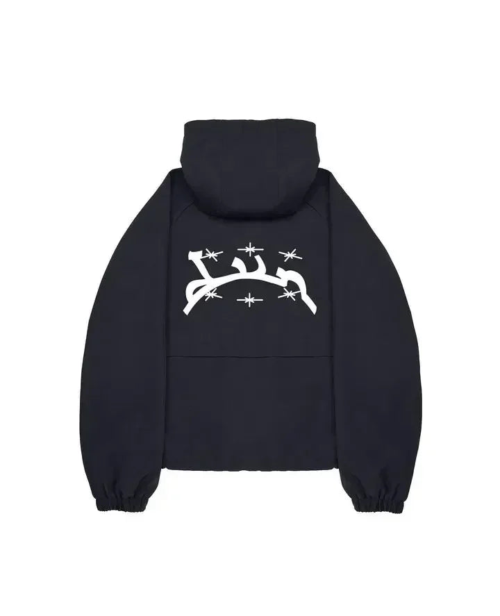 Gothic Punk Washed Zipper Hoodie black 4 / S