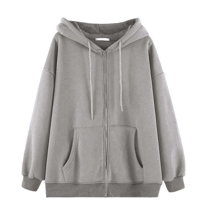 Skeleton Rib Cage Print Zip Front Oversized Hoodie 11