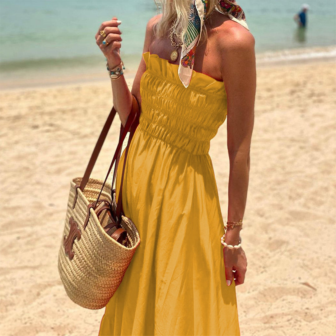 Nova Maxi Dress with Tube Top for Women Sophisticated Look