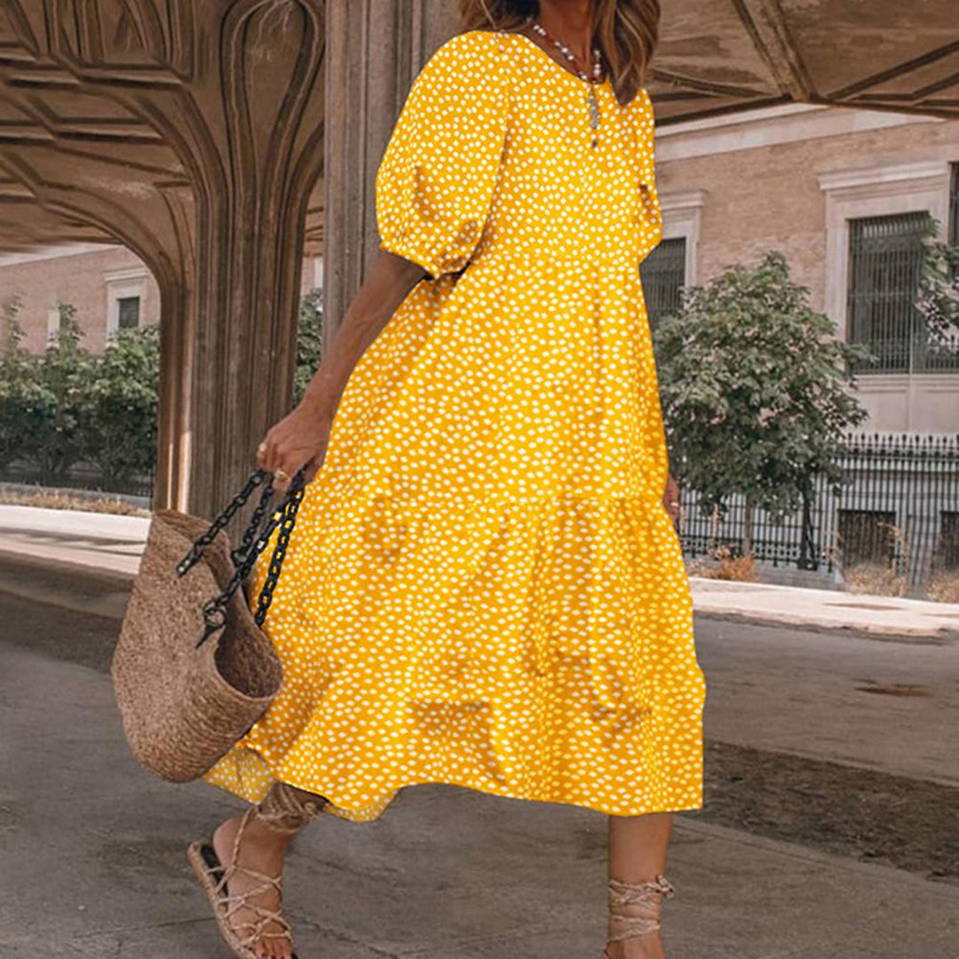 Comfortable Osma Midi Dress for Women Trendy Daily Look
