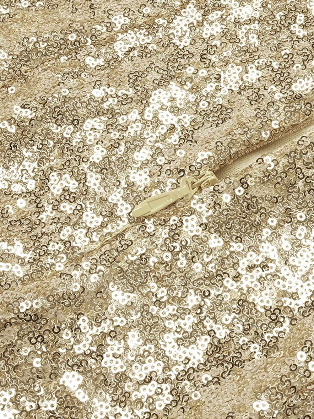 Sequin One Shoulder Feather Trim Cut Out High Split Maxi Gown
