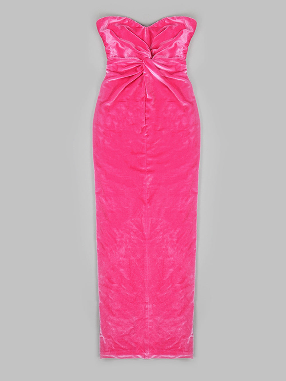 PITCHA Strapless Velvet Maxi Dress 3