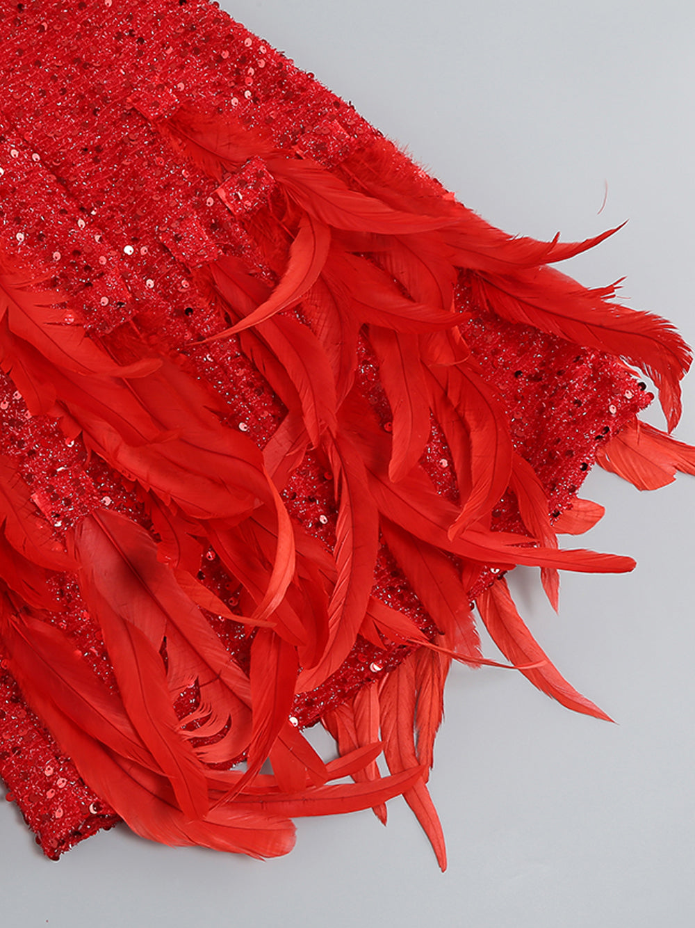 EAMES Feather Mini Dress - View 7