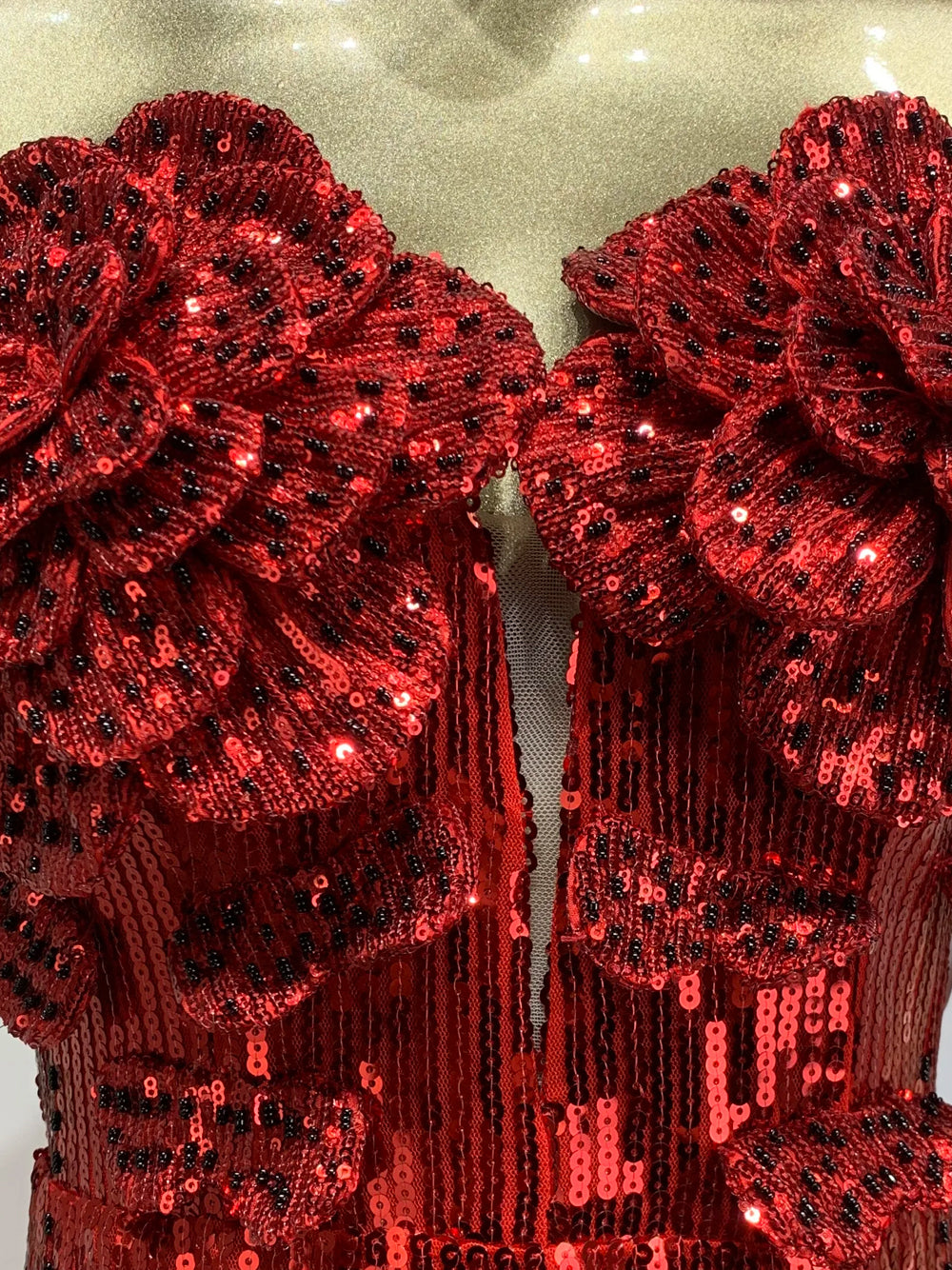 ANUCHA Sequins Maxi Dress
