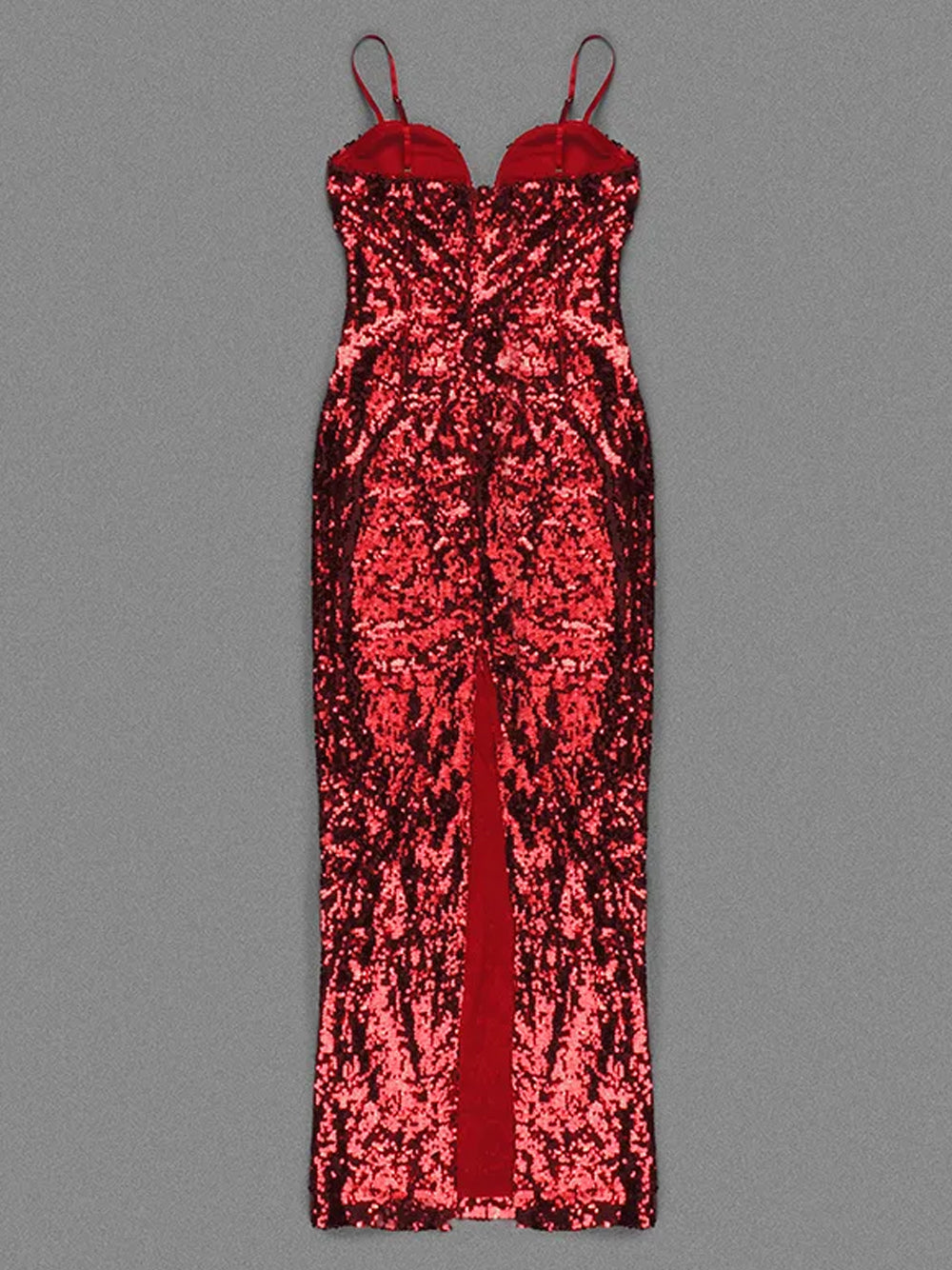 Chiffon Spaghetti Strap Ruched Waist Maxi Dress